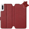 Mobiwear Flip puzdro na mobil Samsung Galaxy A50 – Tmavo červené – kožené – Dark Red Leather 5903226861200