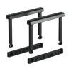 Súprava madiel Lechuza pre Cubico 22 / Balconera 50/80, plast, čierna