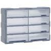 zahrada-XL Organizér s 8 veľkými zásuvkami 52x16x37 cm 149600