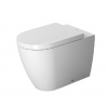 Duravit ME by Starck - Stojace WC, zadný odpad, s WonderGliss, alpská biela 21690900001