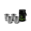 DELPHIN - Set nerezových pohárikov Reset 4v1