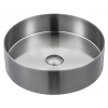 Sapho AURUM nerezové umývadlo, priemer 38cm, vrátane výpuste, nerez mat AU401