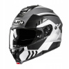 HJC C91N KAON BLACK WHITE MOTOCYKLOVÁ PRILBA MODULÁRNA BIELA ČIERNA