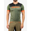 Cyklistické tričko Dynafit Ride Light 1/2 Zip S/S Tee - winter moss