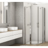 Ronal DIVERA štvrťkruhový sprchový kút 90x100cm R550 skl.Číre pr.Chróm Krídlové dvere D22ERB559015007