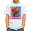Fajntričko Kids Tričko - Girafa Celeste (Taliansky Brainrot), Farba biela, Strih/ Variant UNISEX