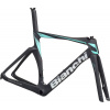 Rám BIANCHI - OLTRE RC FRAME KIT Farba: Tmavá šedá - Celeste, Veľkosť rámu: 47