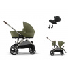 CYBEX Gazelle S + Gazelle S Cot S Travel Set Cloud G Plus i-Size moss green 2025