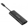 Swissten usb-c hub 8-in-1 (usb-c 100w, hdmi 4k, lan rj45, 2x usb-a, 1x usb-c 5gbps, sd, micro sd) aluminium 44040203