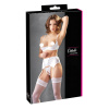 Cottelli Collection Lingerie 3 dílná sada s otevřenou podprsenkou