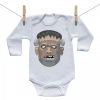 Boodyy Body s dlhým rukávom Halloween maska Frankenstein 74 (6-9 mesiacov)