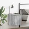 zahrada-XL Nástenné nočné stolíky 2 ks sivé sonoma 38x34x40 cm 861240