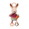Závěsná senzorická hračka Rabbit Karo pro miminko – chrastítko, kousátko (86352601)