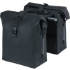 Bazalka BASILKA SOHO DVOJITÝ PANNIER TAŠKA NORDLICHT MIK, MIK System (připraveno k použití) 41L 100% voděodolné noční černé osvětlení Nordlicht Technology