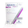 AQUACEL Ag Foam adhezívne penové krytie sacral, so striebrom, so silikónovým okrajom, 16,9x20 cm, 1x5 ks