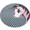 Dětský kusový koberec Kids 590 pink kruh | Ayyildiz | Kruh 160 cm | Růžová Typ: kruh 120 cm