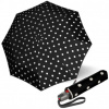 Knirps KNIRPS T.200 DOT ART BLACK - elegantný dámsky plne automatický dáždnik