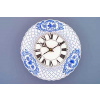 Cibulák – Hodiny reliéfne 24 cm – originál cibuľový porcelán 1. akosť