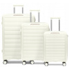 PUCCINI Súprava 3 CESTOVNÝCH KUFOV PP 4 Kolieska Tvrdé 3v1 PP030-0