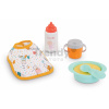 Obedová súprava s podbradníkom Mealtime Set Corolle pre 30 cm bábiku 5 doplnkov od 18 mes