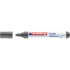 Marker Edding na tkaniny okrúhly 3 mm sivý