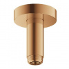 Keuco Sprchové príslušenstvo - Sprchové rameno stropné, dĺžka 10 cm, kefovaný bronz 51689030100