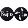 The Beatles Drop T Logo & Faces Slipmat