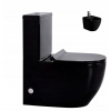 WC MISA - Kompaktné WC + bidet série CATANI sp. GEBERIT ČIERNA (WC MISA - Kompaktné WC + bidet série CATANI sp. GEBERIT ČIERNA)