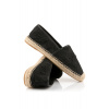 ESPADRILKY KARL LAGERFELD KAMINI ORCHID LACE SLIP ON BLACK MESH