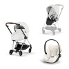 Cybex Platinum CYBEX Mios Travel Set + Cloud T Plus - Style Collection off white 2026 chrome brown