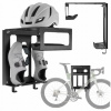Nástenný vešiak na bicykel Fit4Med 25 kg, čierny