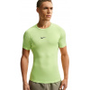 Kompresné oblečenie Nike Pro Dri-FIT Tight Short-Sleeve Fitness - light liquid lime/black - Zelený (XL)