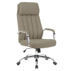 Tempo Kondela Kancelárske kreslo, béžová/chróm, JODY