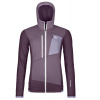 ORTOVOX Dámska mikina FLEECE HOODY W's dark wild berry- purple Veľkosť: S