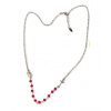Ruženec červený, náhrdelník