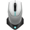 Dell Gaming Mouse AW610M, Alienware 610M Wired / Wireless Gaming Mouse - AW610M (Lunar Light) 545-BBCN