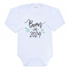 Body s potlačou New Baby Born in 2024 Biela 56 (0-3m)