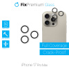 FixPremium Glass - Tvrdené Sklo zadnej kamery bez Rámu pre iPhone 17 Pro Max