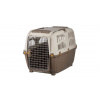 Transportná prepravka SKUDO 6, M-L, 63x70x92 cm, tmavo sivá/piesková (max. 40 kg)