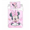 Jerry Fabrics obliečky Minnie Powder pink baby 100 x 135 , 40 x 60 cm