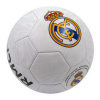 Futbalová lopta s logom Real Madrid, kovová, biela, veľkosť 5