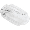 OBI Poduška na šiju Marble bielo-antracitová 32 cm x 22 cm