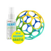 OBALL Hračka ™ Classic 10 cm modro/zelená 0m+AQUAINT 100% ekologická čistiaca voda 50 ml 10x10x10 modrá