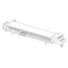 Molex vstavaná zásuvková lišta (štandardná) 787760001 1 ks; 787760001