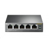 TP-Link switch TL-SF1005P (5x100Mb/s, 4xPoE+, 67W, fanless) TL-SF1005P