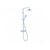 KLUDI Logo Dual Shower System, termostatická sprchová súprava 3S, chróm, 6809205-00
