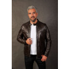 Max Original Leather Pánska kožená bunda EL-101 brown (5XL 66-68) - Brown - 5XL
