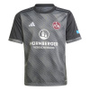 adidas Nurnberg Third Shirt 2024 2025 Juniors Team Dark Grey 13 Years