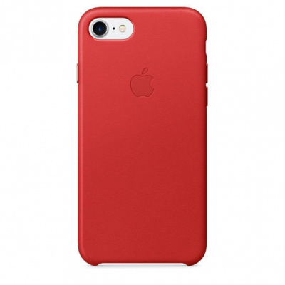 Apple iPhone 7 Leather Case - (PRODUCT)RED