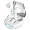 GENIUS sluchátka s mikrofonem HS-M920BT bezdrátový, do uší, mikrofon, výdrž 4 hodiny, LED podsvícení, Bluetooth, USB-C, bílý